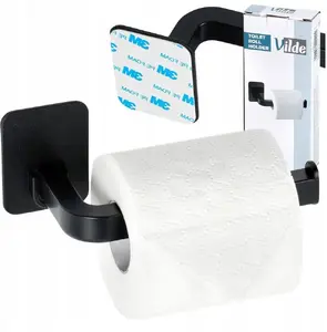 Toilet Paper Holder Vilde ORI_567033, black, 16.5 cm