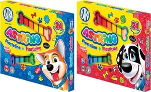 Modeling clay set Astra Plastelina ASTRINO — 24 colors, pack