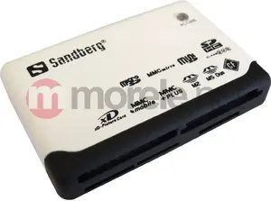Kāršu lasītājs SANDBERG Multi Card Reader 133-46 — daudzformātu atmiņas karšu lasītājs, USB