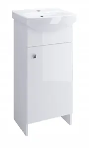 Набор мебели для ванной CERSANIT SET C11 BASIC 40 белый с DSM и сертификатом FSC MIX70%