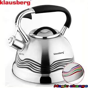 Stainless Steel Whistling Kettle Klausberg KB-7048 3.0 L capacity