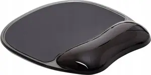 Mouse pad Q-Connect KF10377 gel wrist support, black