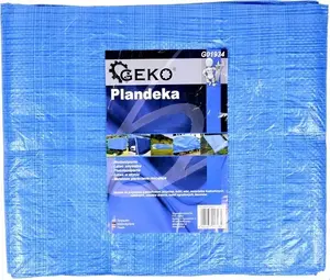 Тарпаulin GEKO G01935 5 x 8 м синий лёгкий +/-5% (6)