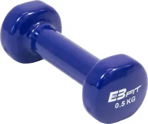 Гантель EB FIT виниловая 0.5 кг для фитнеса и реабилитации