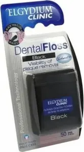 Zobu diegs Pierre Fabre Elgydium Dentalfloss melns 50 m
