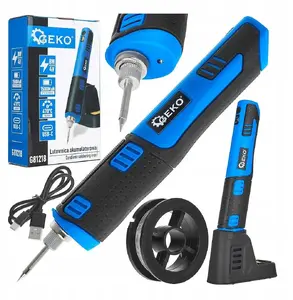Cordless Soldering Iron GEKO 4V 1500mAh 8W - rechargeable battery-powered handheld tool