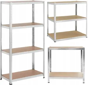 Metāla noliktavas plaukts Severno 150 x 75 x 30 cm, atvērti plaukti, kravu uzglabāšanai