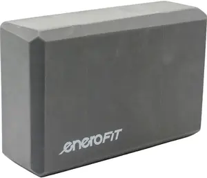 Yoga and Pilates Exercise Block ENERO FIT 1066523 — Foam Fitness Block, Gray