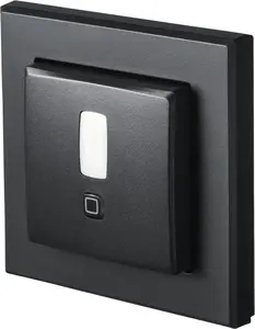 Sienas kustības sensors iekštelpām Homematic IP 159903A0 — vadu un bezvadu, antracīta, AAA baterija, 868 MHz, 86×86×21.5 mm