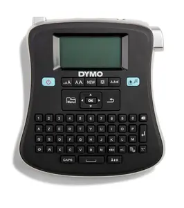 Etiķešu printeris Dymo LabelManager 210D AZY — termotransfērs, 180×180 DPI, 12 mm/s, D1 lentes 6/9/12 mm, AZERTY tastatūra