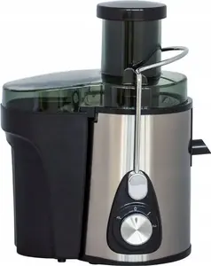 Juicer ORAVA OS-112, centrifugal juicer for fruits and vegetables, 600 W, black-silver