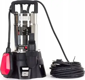 Дренажный погружной насос NAC SPE75HI-L 750 Вт, производительность до 15000 л/ч, для грязной воды