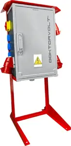 Būvniecības sadales panelis uz statīva Doktorvolt OS-S/FI SET 2x32A 1x16A 8x230V