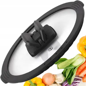 Glass Lid Tadar Comodo 24 cm — tempered glass cookware cover, stainless steel rim, steam vent