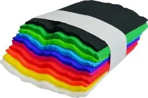Crepe Paper Sheets SCHEMAT Bibuła marszczona A6 mixed colors (pack BI10SCH)