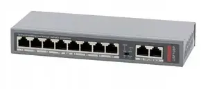 Switch PULSAR USF108P Ultralink 8x PoE+ ports, 2x RJ45 uplink