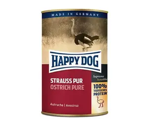 Happy Dog 2750 влажный корм для собак Страус Взрослый 400 g