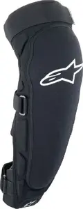 Knee and Shin Protectors Alpinestars A-Impact Plasma Pro — Level 2 Protection, Size M, Black/White