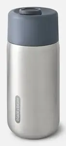 black+blum TC-SS015 pudele dzeršanai Pārgājieniem 340 ml Neilons, Polioksimetilēna (POM), Polipropilēns (PP), Silikons, Nerūsējošs tērauds Pelēks