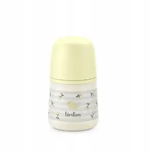 Bērnu pudele Suavinex SX Pro 150 ml gaiši brūna ar brīvplūsmas knupi — Birdies
