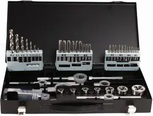 Thread Tap Set Abraboro AB45300044, HSS-G taps M3–M12, 45 pieces