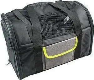 Duvo+ dog carrier bag 6 kg capacity, black, 43×20×29 cm