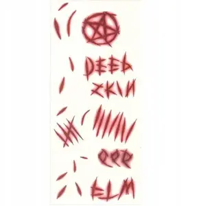 Pagaidu tetovējumu komplekts Fiesta Demon Scar — pārvietošanas tetovējumi, droši ādai