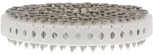 Milwaukee ring-shank nails 15° 3.05 x 32 mm hot-dip galvanized, collated for gas nailer