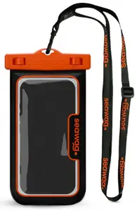 SEAWAG NEXTB5 mobile phone case 17.3 cm (6.8") Pouch case Black, Orange