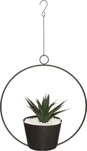 Hanging Artificial Plant in Pot ATMOSPHERA 173031C – decorative faux hanging plant in planter