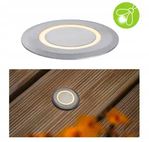 Recessed floor LED luminaire Paulmann PL94727 2.2W 15lm IP67 2200K 230V aluminium metal