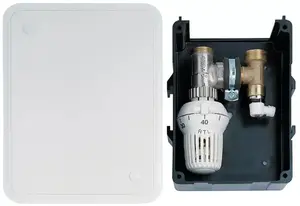 Комплект для тёплого пола Honeywell T6102AUB15 с RTL-клапаном, диапазон 20–50 °C, скрытая головка