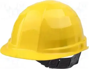 Safety helmet Wolfcraft WF4966000 — yellow protective headgear