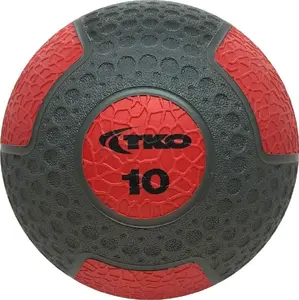 Medicine Ball TKO K509 10 kg - rubber-coated weighted exercise ball