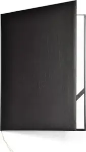 Diploma Cover ARGO ELEGANT 220217, 220×310 mm, black, soft leather-like finish, pack of 10