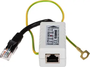 Ограничитель перенапряжения EWIMAR PTF-51-EXT/POE/MICRO — компактный внешний для PoE и сигнальных линий