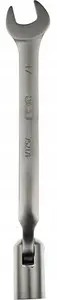 JCB Open-Ring Socket Wrench with Swivel Joint 17 mm