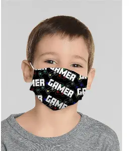 Face mask Mocco Gamer Child Cotton multiple-use 15x25 cm