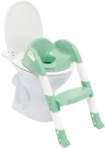 Накладка на унитаз с подножкой Thermobaby Kiddyloo AB197 мятная