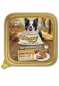 Влажный корм для собак STUZZY Monoprotein паштет с курицей 100 г в лотке