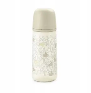 Baby bottle Suavinex SX Pro 360 ml, fast flow L, beige with bird design