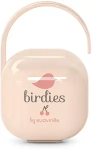 Pacifier Case Suavinex 309134 – pink, compact storage for baby pacifiers