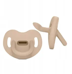 Pacifier Canpol SUAVINEX 100% Silicone Anatomical SX PRO for 6–18 months, Beige (Colour Essence)