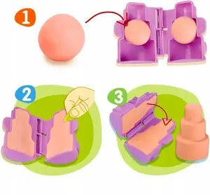 Modeling Dough Set Bounn 'Tort' — 10 Colors with Cutters and Molds