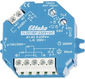 Timer switch ENERGENIE TLZ61NP-230V+UC — adjustable 1–12 min, 10 A, 230 V