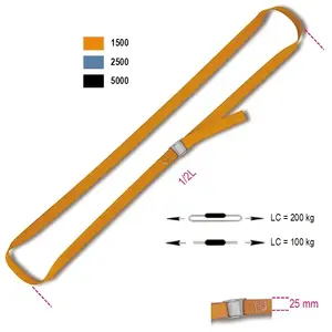 Tie-down strap with cam buckle Beta Tools 8188F, polypropylene, closed loop, 5.0 m, LC 200 kg