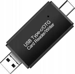 Kartiņu lasītājs No name modelis 5901741420339 — USB, USB‑C, SD un microSD sloti