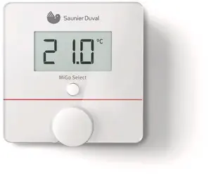 Room wireless thermostat Vaillant SRT 51f MiGo Select — for use with SR 940f module, works with MiGo Link mobile app