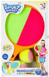 Mega Creative rakete/lāpsta bumbiņu noķeršanai 2‑1 20x32x6 cm MC WB 30
