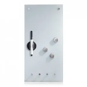 Zeller Present 11610 magnetic board Glass 200 x 400 mm White
